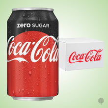 Load image into Gallery viewer, Coca-Cola Zero Sugar - 330ml x 24 cans Carton