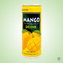 Load image into Gallery viewer, Lotte Mango Juice - 240ml x 24 cans Carton
