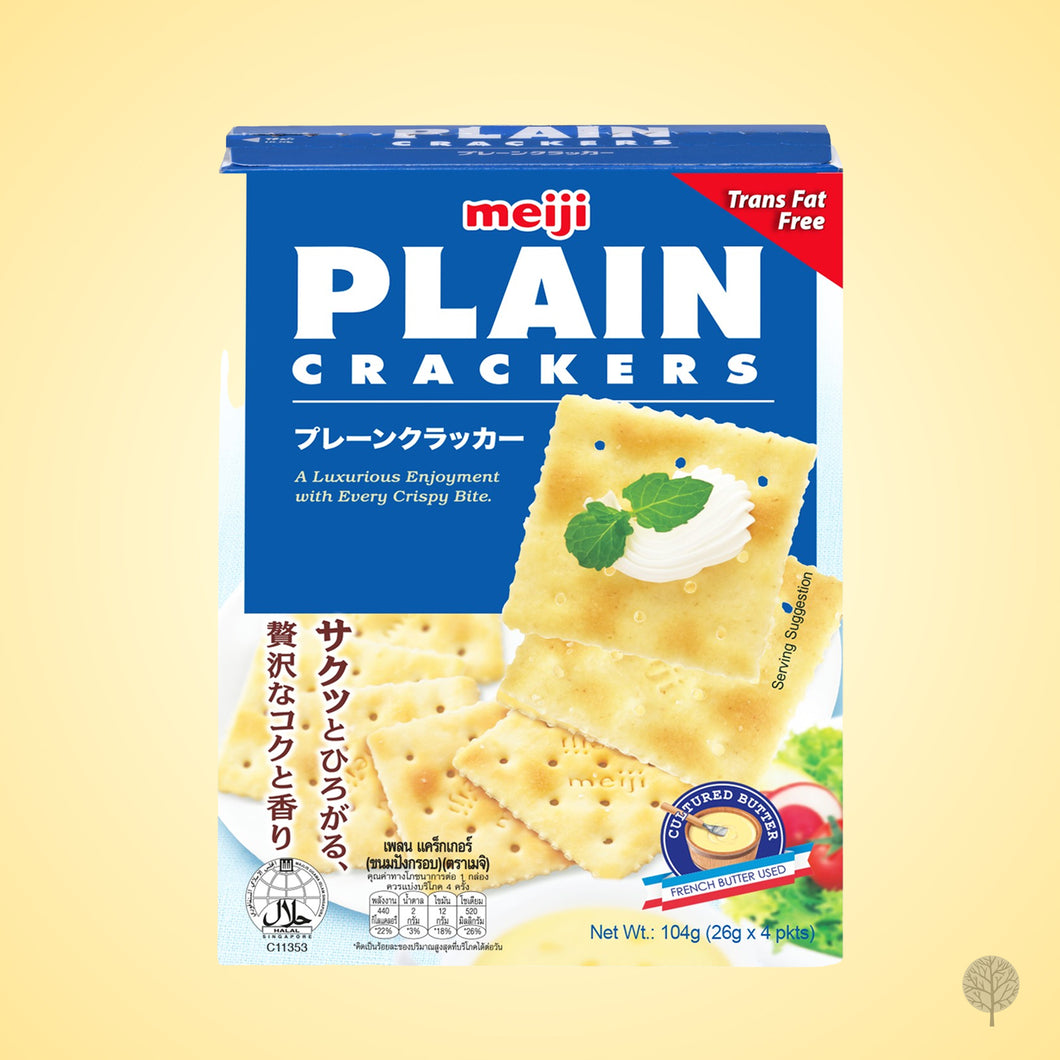 Meiji Plain Crackers (4Pcs) - 104g