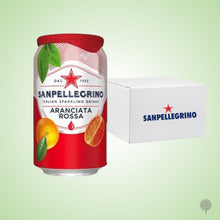 Load image into Gallery viewer, Sanpellegrino Sparkling Aranciate Rossa Drink - 330ml x 24 cans Carton