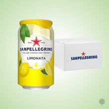 Load image into Gallery viewer, Sanpellegrino Sparkling Limonata Drink - 330ml x 24 cans Carton