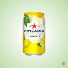 Load image into Gallery viewer, Sanpellegrino Sparkling Limonata Drink - 330ml x 24 cans Carton
