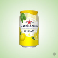 Load image into Gallery viewer, Sanpellegrino Sparkling Limonata Drink - 330ml x 24 cans Carton