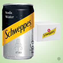 Load image into Gallery viewer, Schweppes Soda Water - 330ml x 24 cans Carton