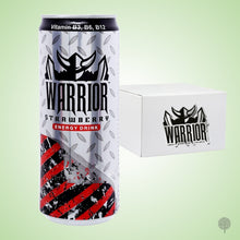 Load image into Gallery viewer, Warrior Energy Drink Strawberry - 325ml X 24 can Carton