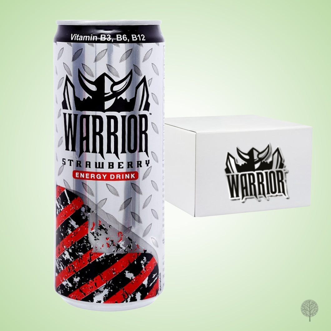 Warrior Energy Drink Strawberry - 325ml X 24 can Carton
