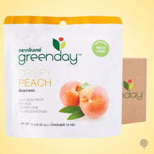 Load image into Gallery viewer, Greenday Fruit Chips - Peach - 12g x 36 pkts Carton
