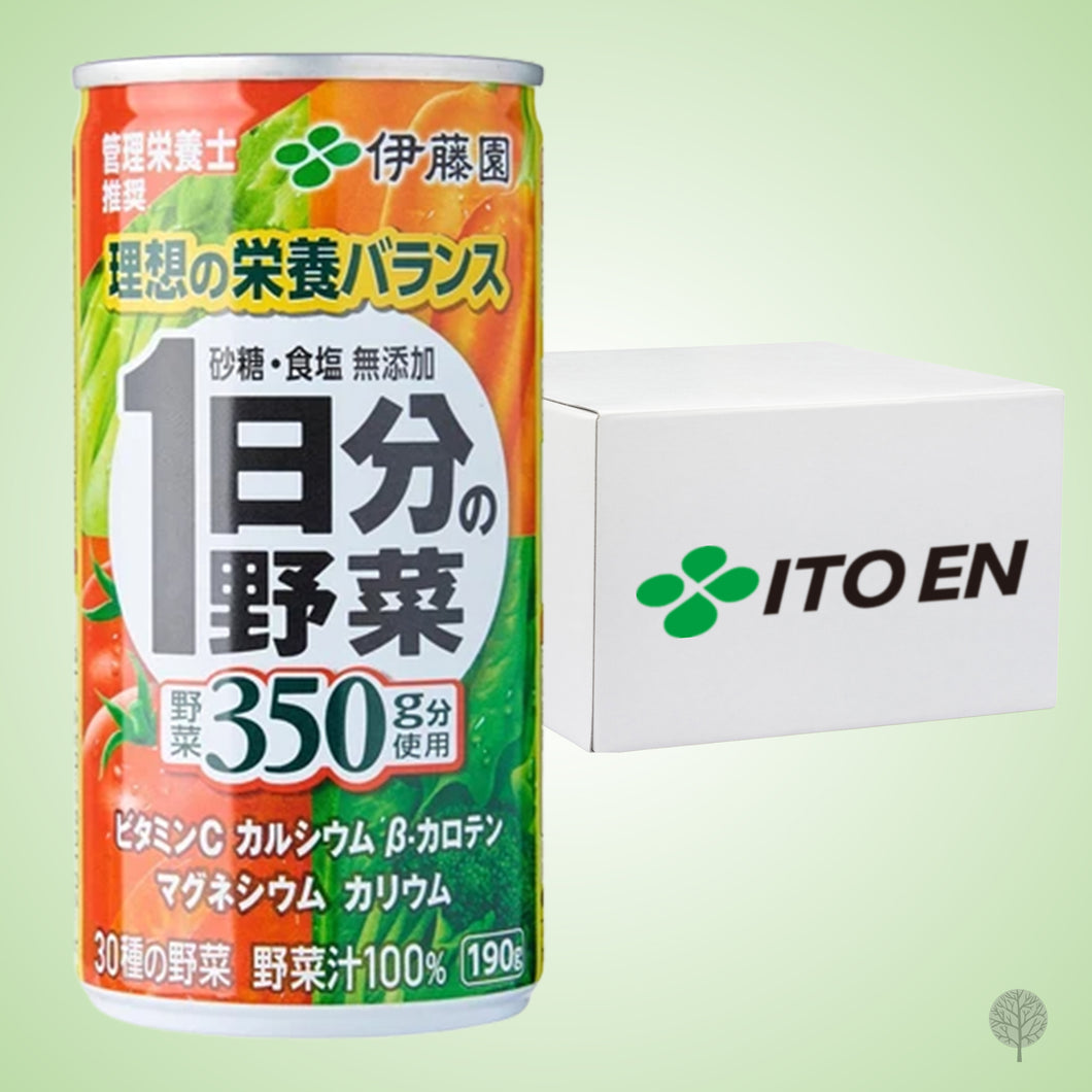 Ito En 100% Mix Vegetable Juice - 190ml x  24 cans Carton