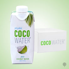 Load image into Gallery viewer, CocoWater Pure Coconut Water - 330ml x 12 pkts Carton
