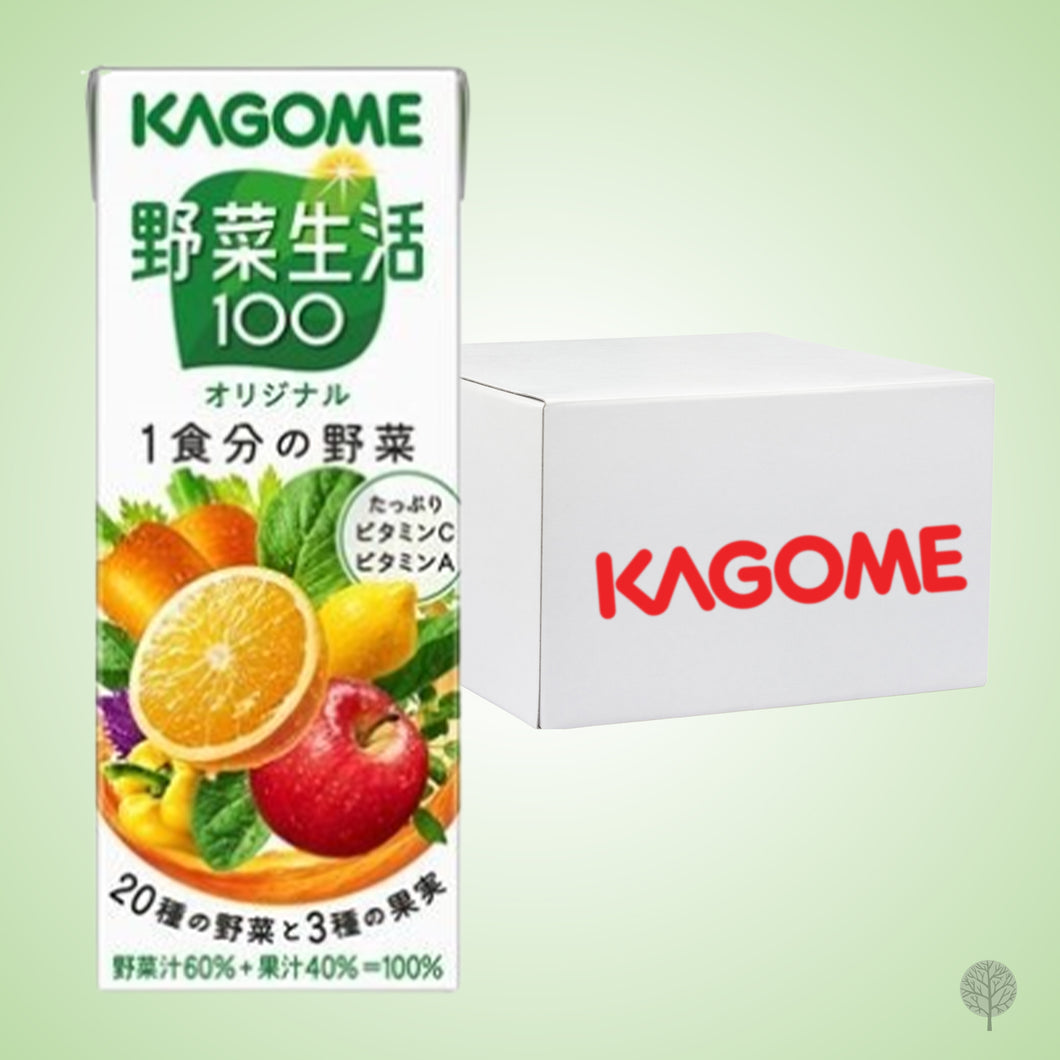 Kagome Carrot & Mixed Veg Juice - 200ml x 24 pkts Carton