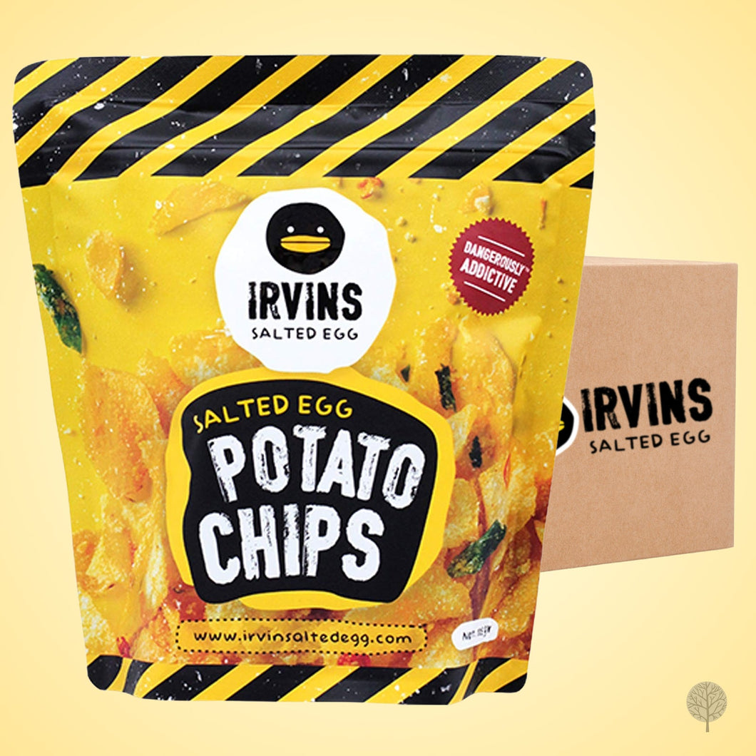 Irvins Salted Egg Potato Chips - 95g x 24 pkts Carton