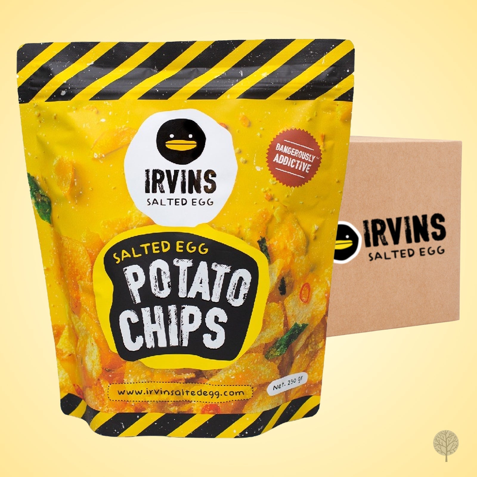 Irvins Salted Egg Potato Chips - 210g x 12 pkts Carton – Provenance ...
