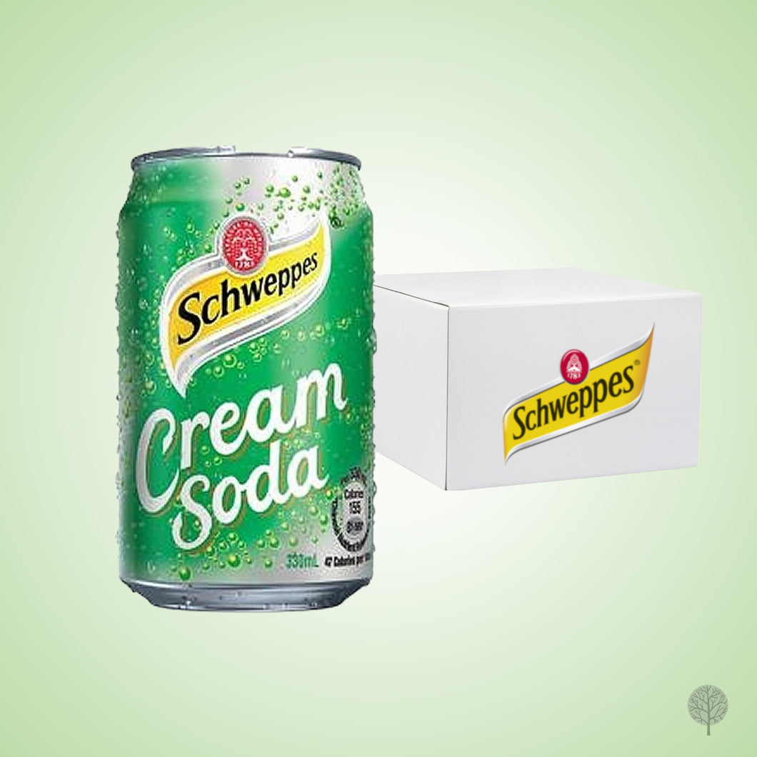 Schweppes Cream Soda - 330ml x 24 cans Carton