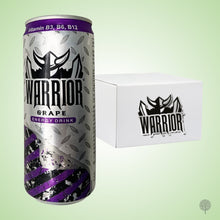 Load image into Gallery viewer, Warrior Energy Drink Grape - 325ml X 24 can Carton
